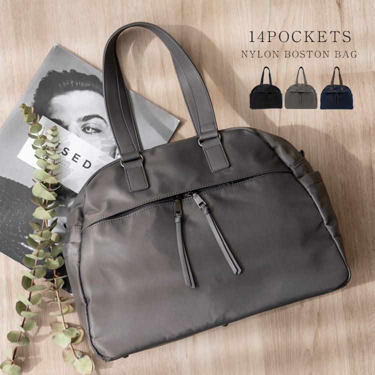 ＜卸＞【inb-10145z】【NYLON】【ボストンバッグ】旅行 トラベル 大容量 トラベル