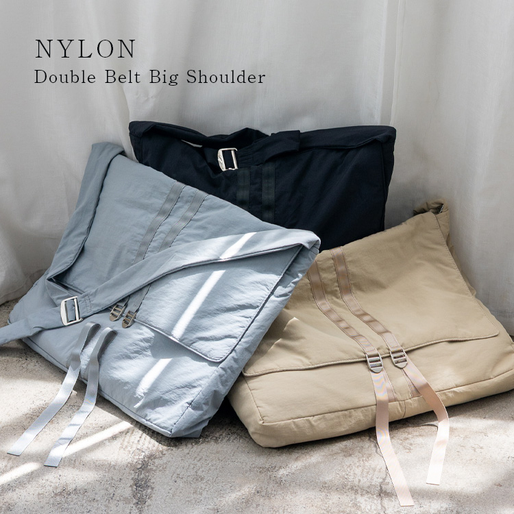 ＜卸＞【NYLON】ショルダー スクエア ユニセックス ベルトナイロン【nsb-30381z】